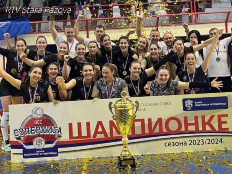 ODBOJKAŠICE JEDINSTVA ŠAMPIONKE SRBIJE