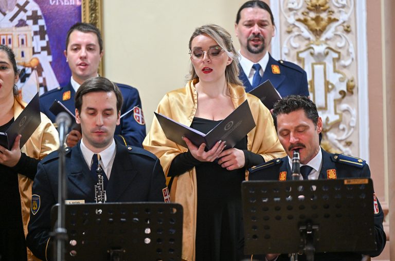 Одржан концерт Ансамбла „Станислав Бинички“ у Сремским Карловцима поводом дочека Нове године по јулијанском календару