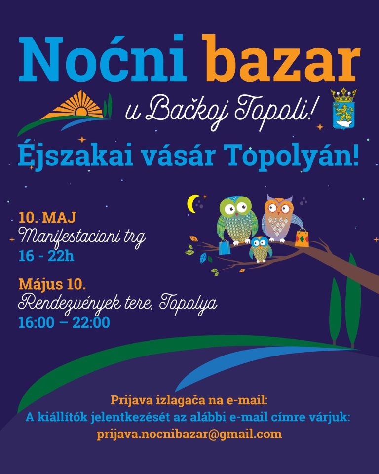 Ноћни базар у Бачкој Тополи