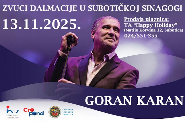 Концерт Горана Карана 13. новембра