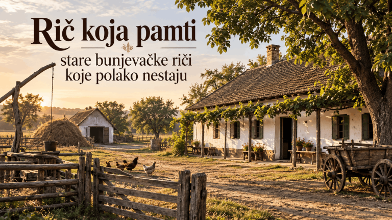 Рич која памти: старе буњевачке речи које полако нестају